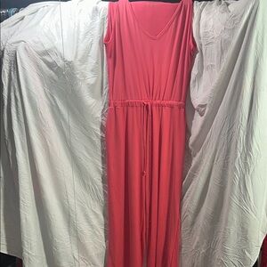 ALLTHREADS Sleeveless Coral Jumpsuit size medium